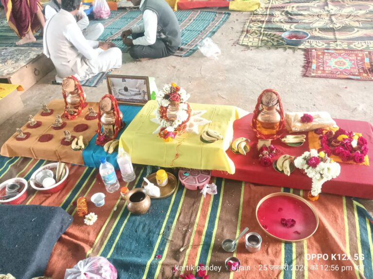 Puja performed by Pandit Kartik Pandey